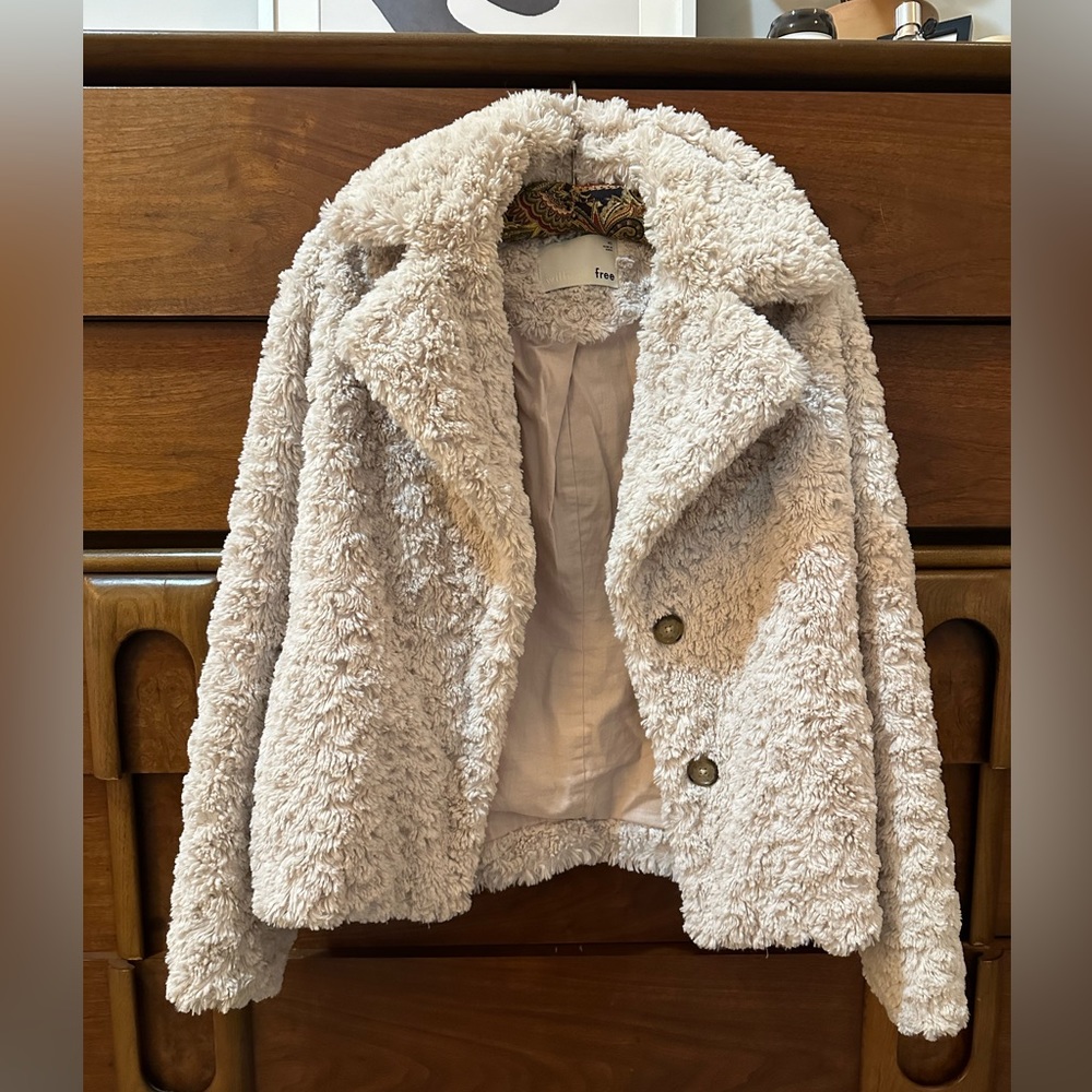 Aritzia Sherpa Fur Coat